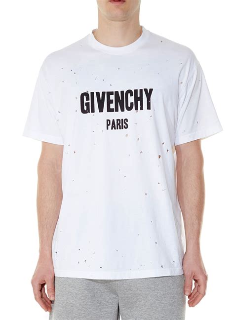 t shirt givenchy paris homme|Givenchy oversized t shirt.